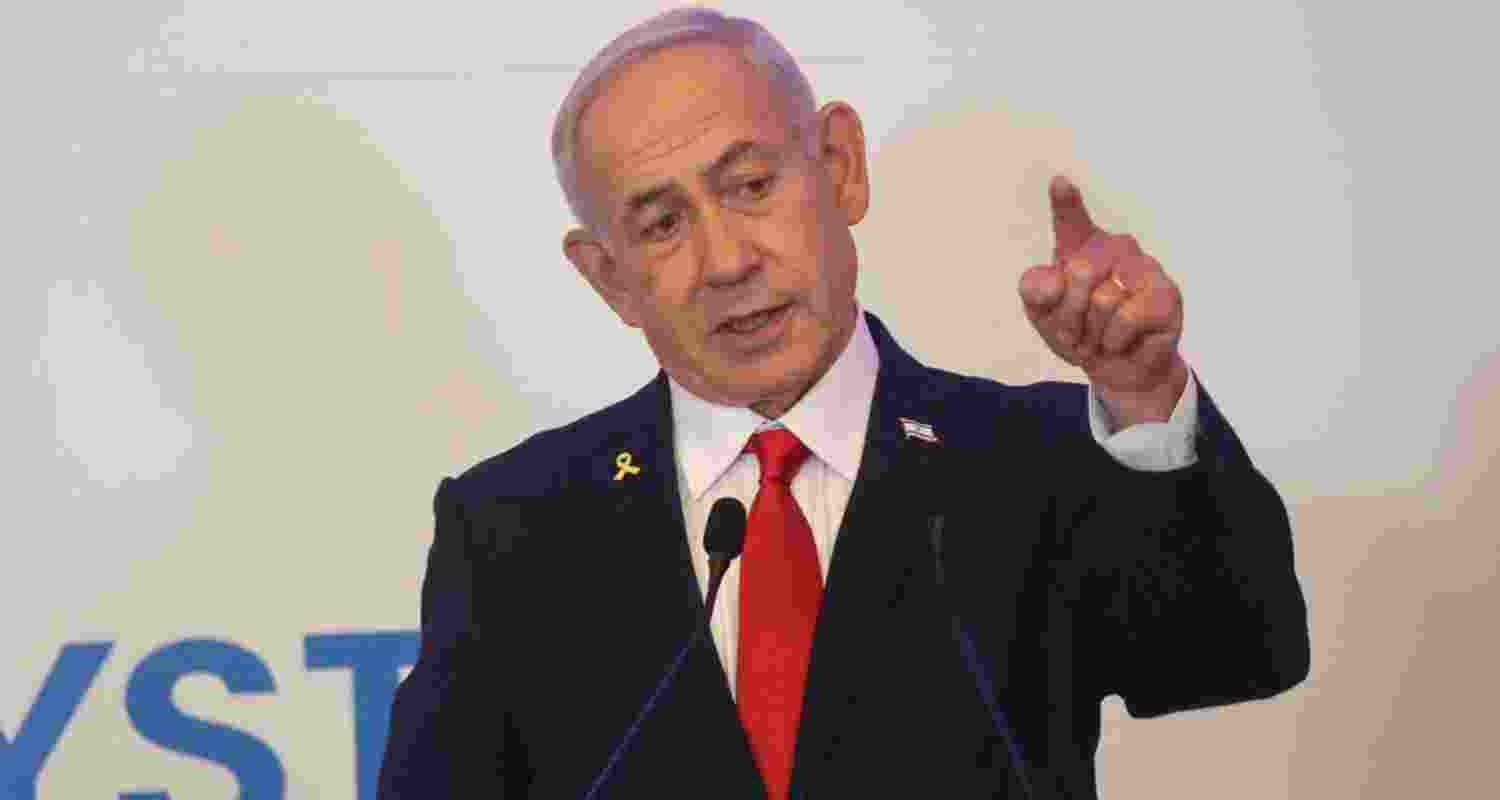 A file photo of Prime Minister Benjamin Netanyahu.