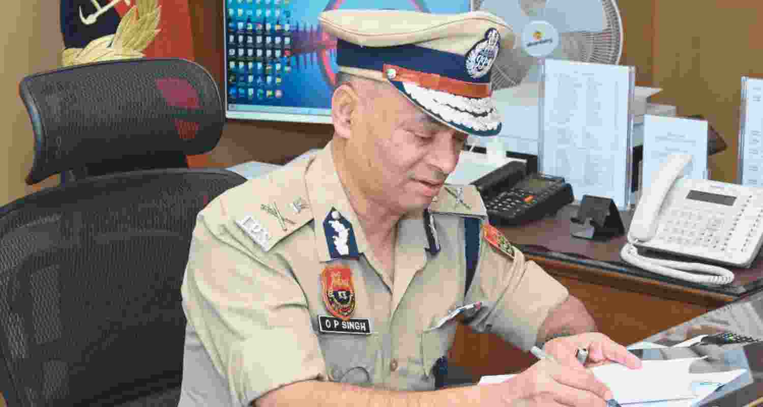 Haryana DGP O P Singh. 