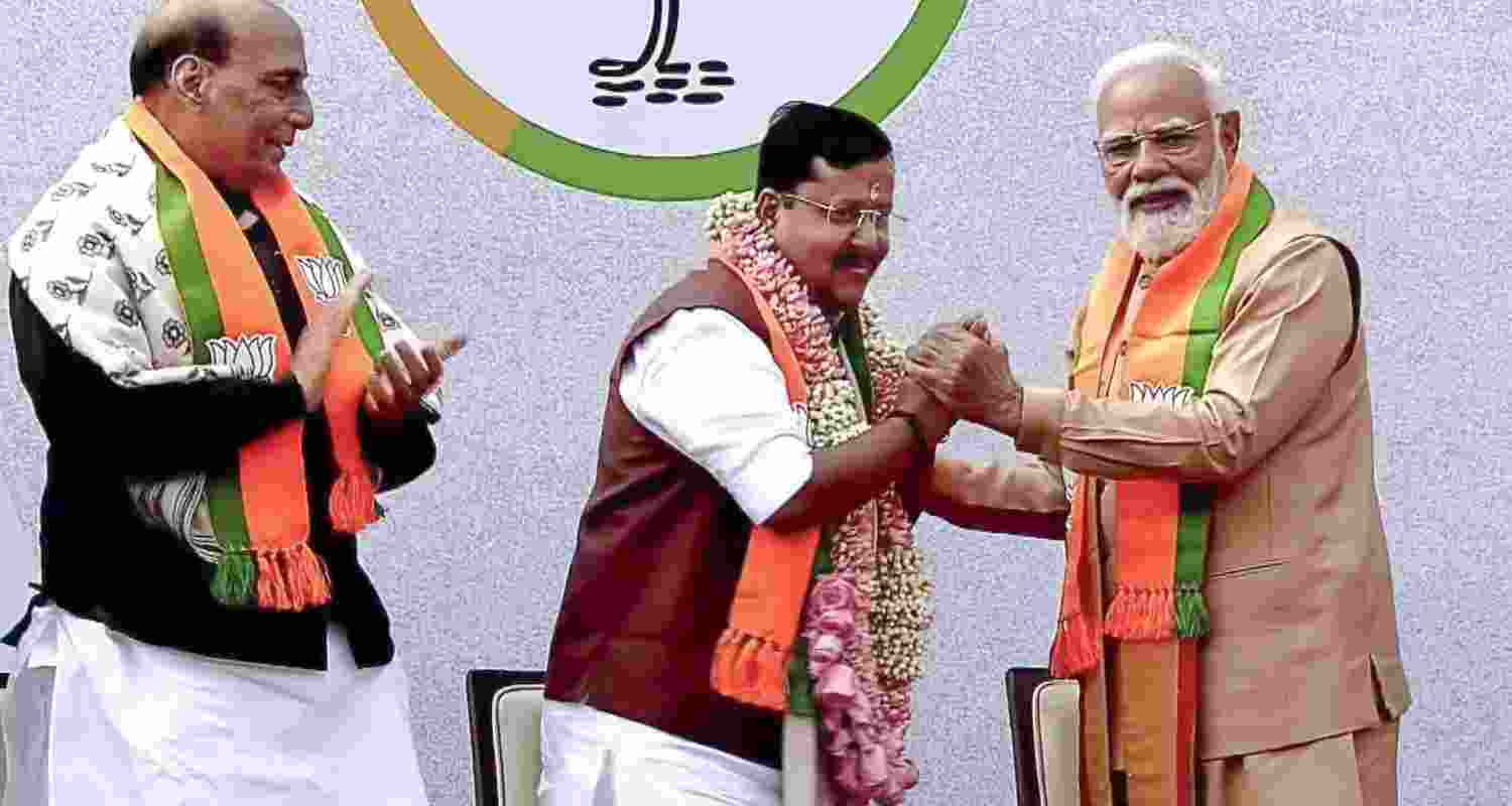 Nitin Nabin takes charge as 12th BJP chief