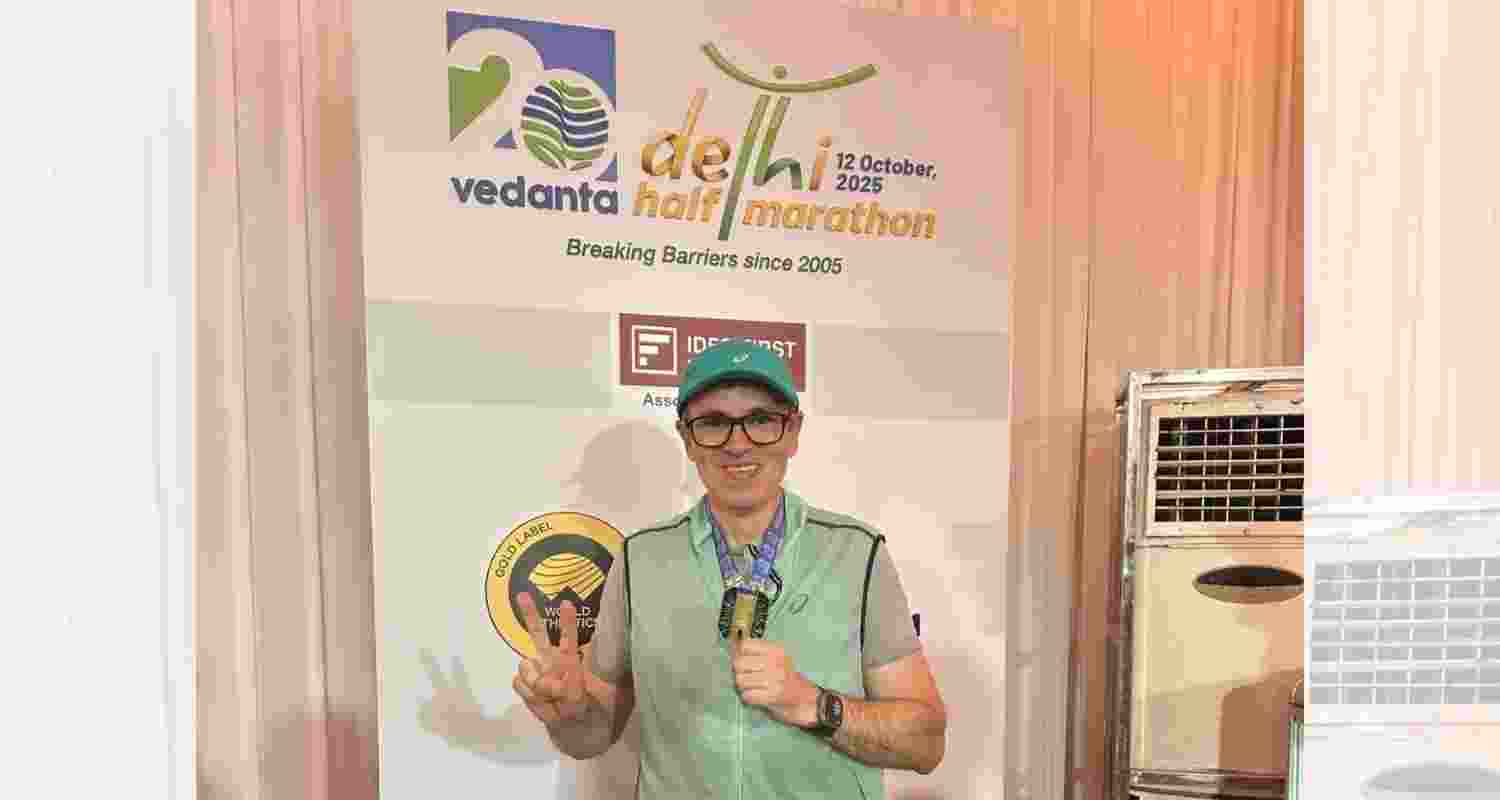Omar Abdullah achieves personal best in Delhi Half Marathon
