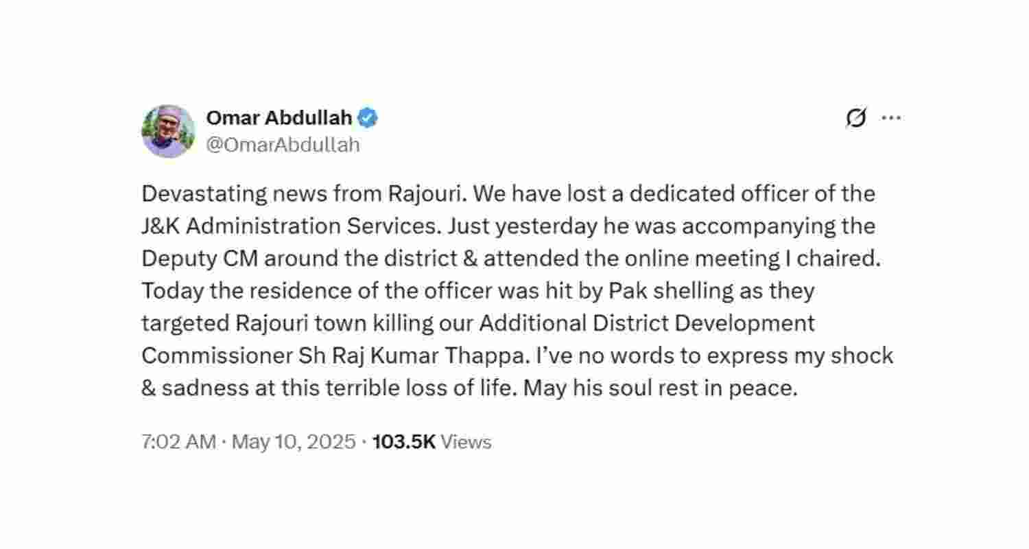 J&K govt official killed, staff members injured in Pak shelling