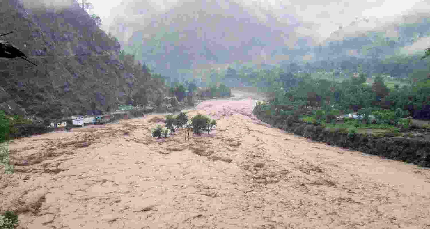 Orange alert for heavy rain in Uttarakhand.