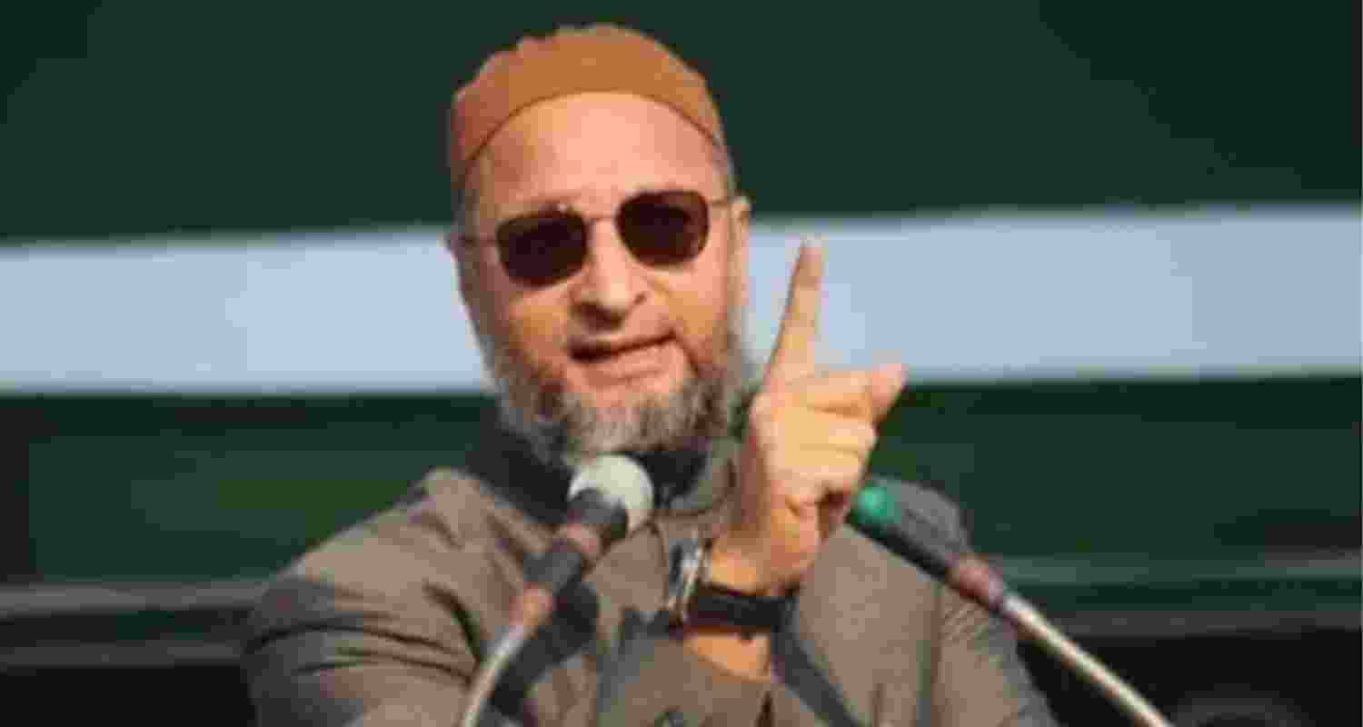 Asaduddin Owaisi targets BJP on namaz incident.