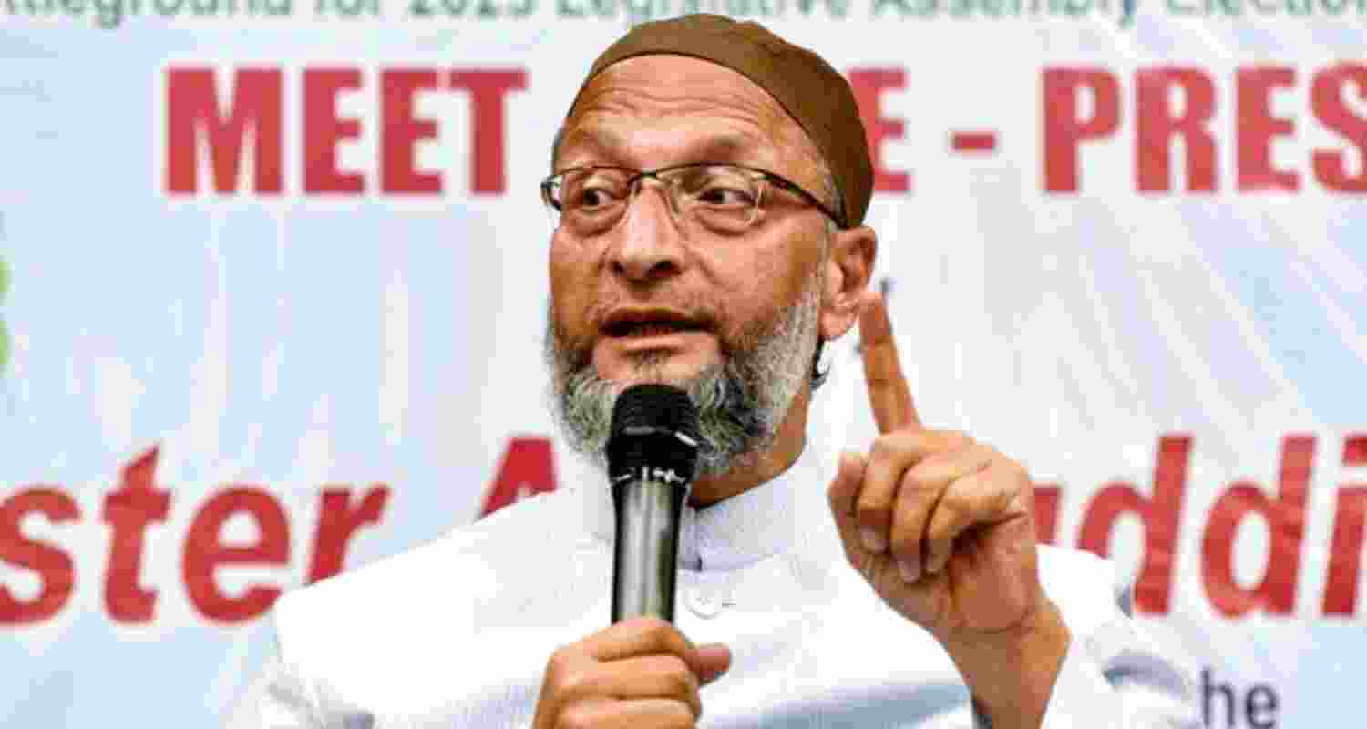 AIMIM president Asaduddin Owaisi - file image.