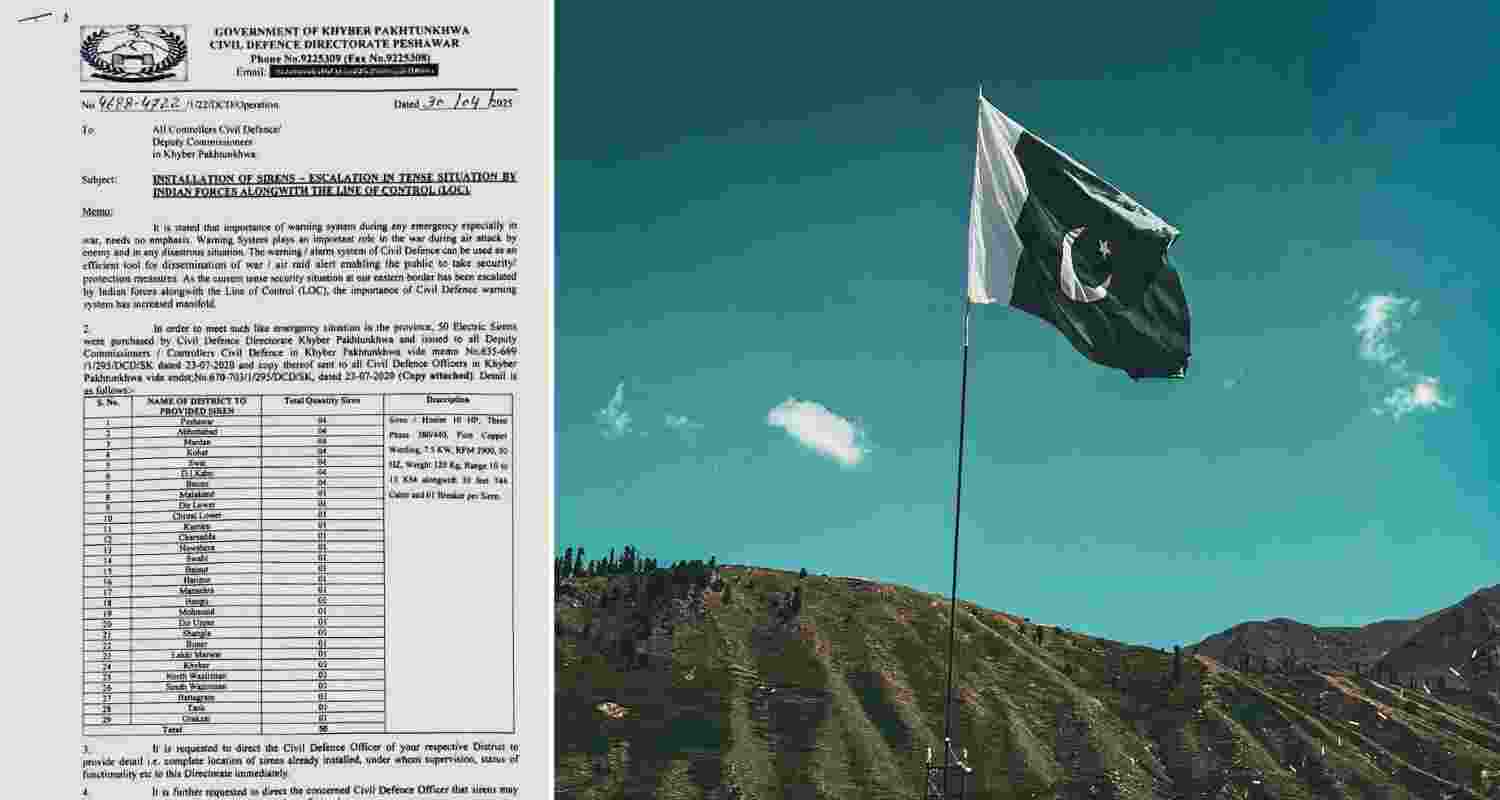 Pak installs 50 emergency war sirens in 29 districts amid tension