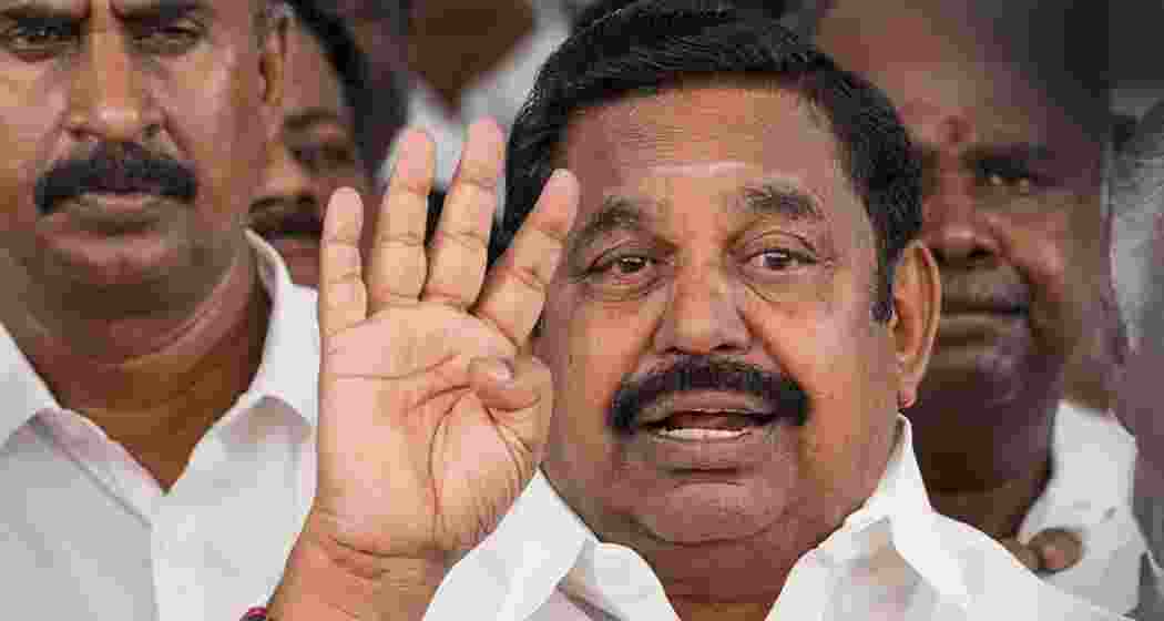 AIADMK general secretary Edappadi K Palaniswami. (File photo)