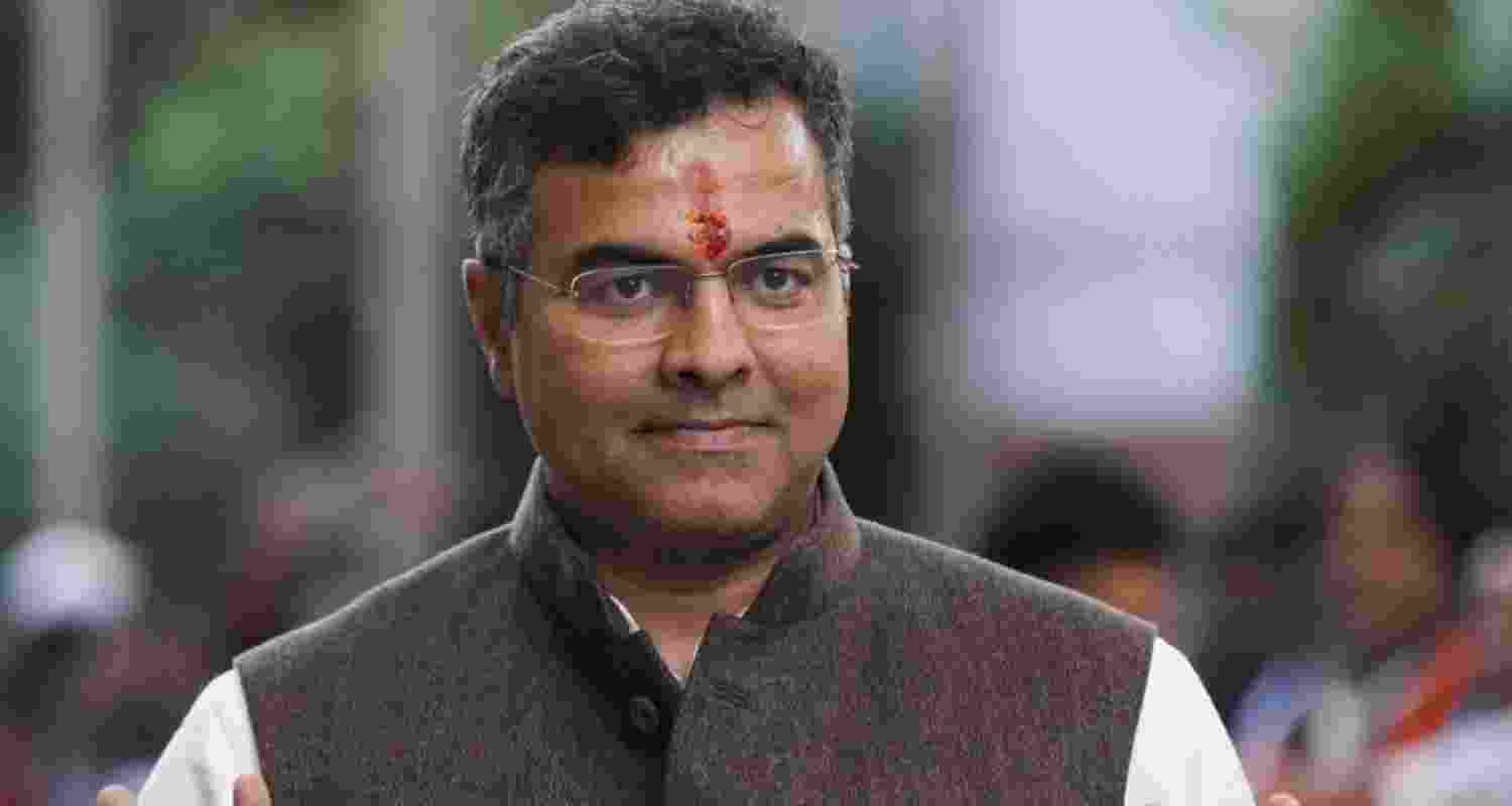 A file photo of Delhi Water Minister Parvesh Verma.