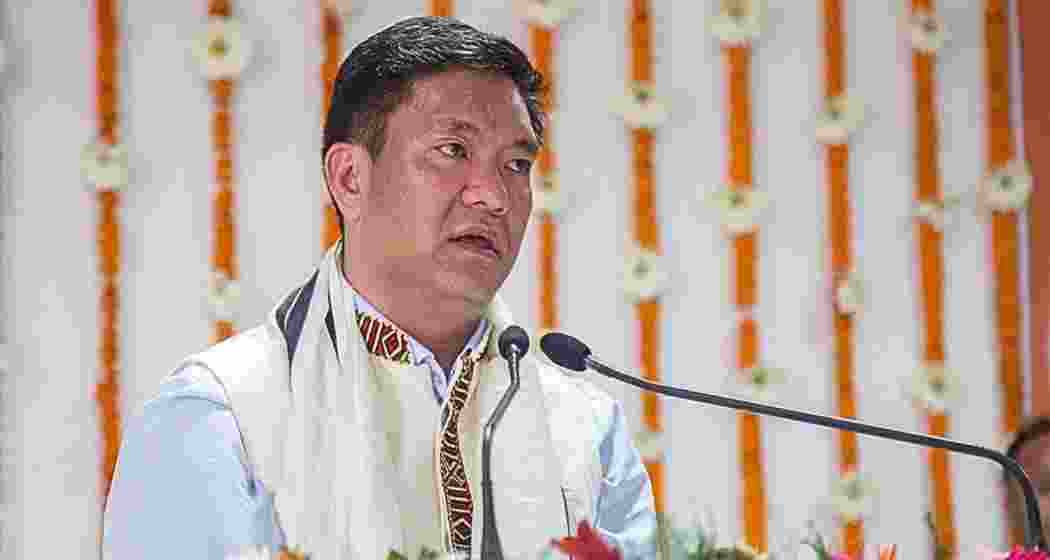 File photo of Arunachal Pradesh Chief Minister Pema Khandu.