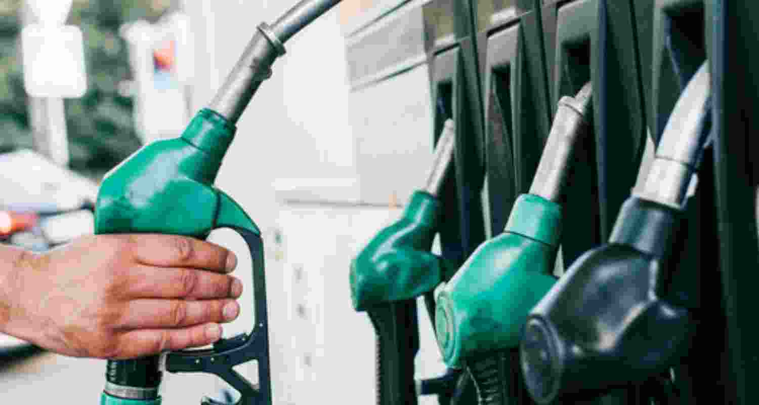 Image of a petrol pump. 