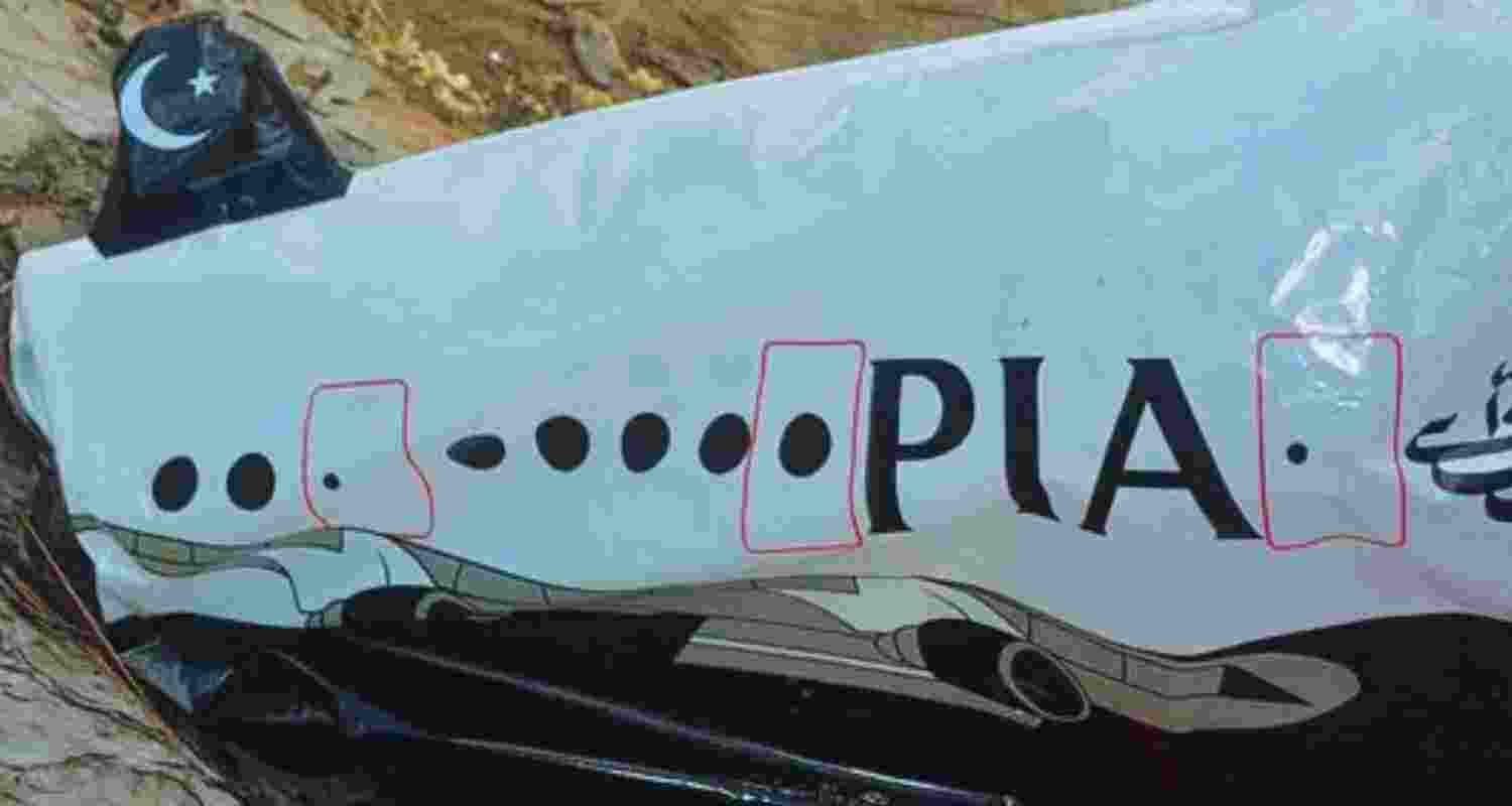 Balloon with PIA inscribed on it found in Una