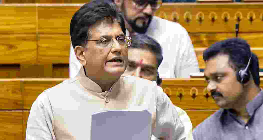 Union Minister Piyush Goyal introduces the Jan Vishwas Bill in the Lok Sabha.