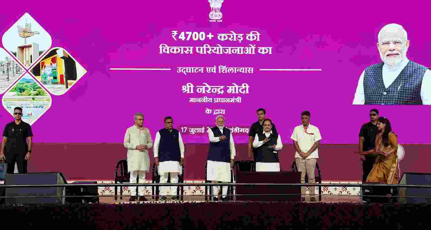 PM Modi launched projects worth over Rs 4,700 crore in Chandigarh, saying the city's development benefits Punjab, Haryana, Himachal and J&K.