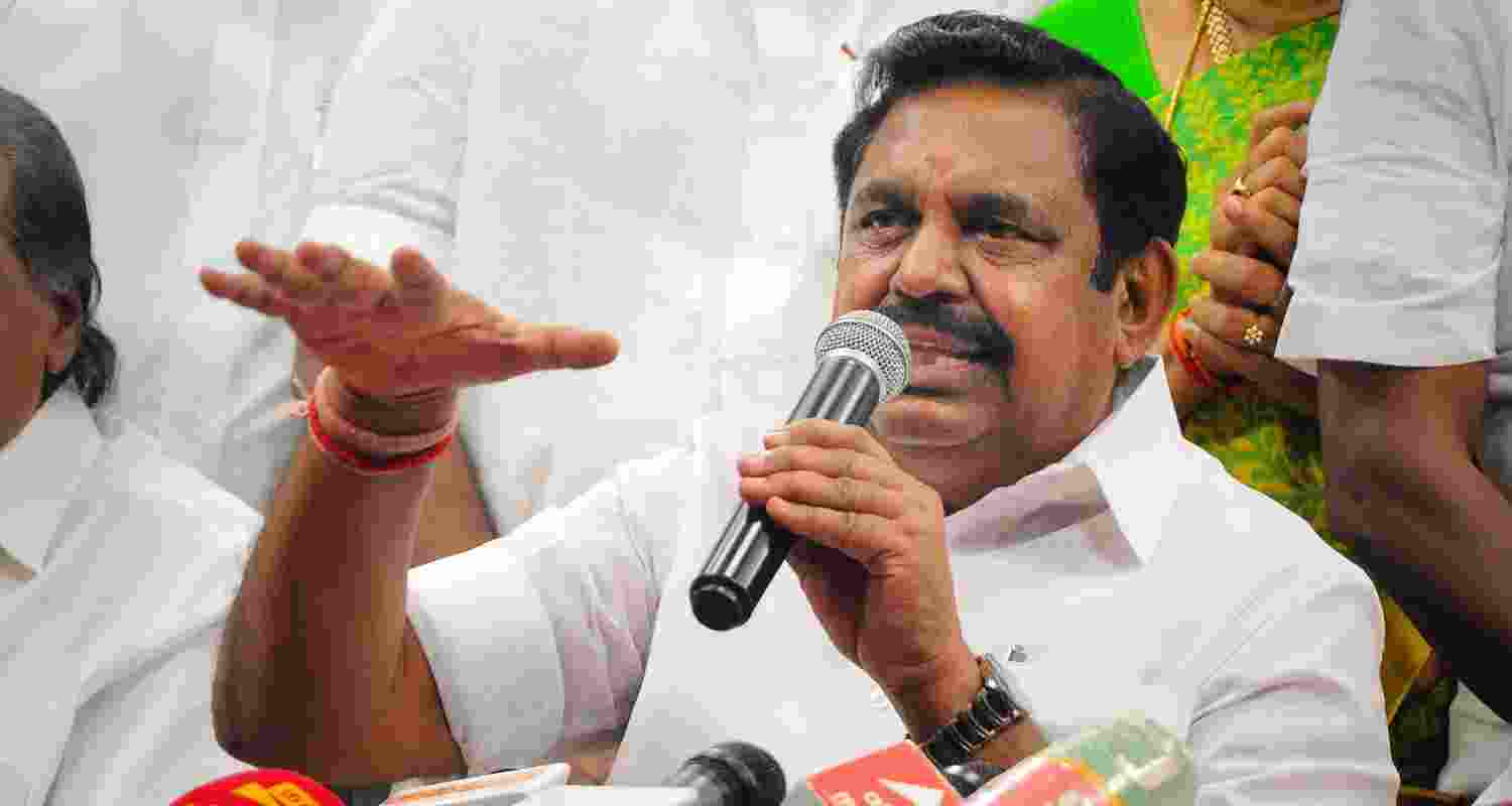 AIADMK chief Edappadi K Palaniswami - file image.