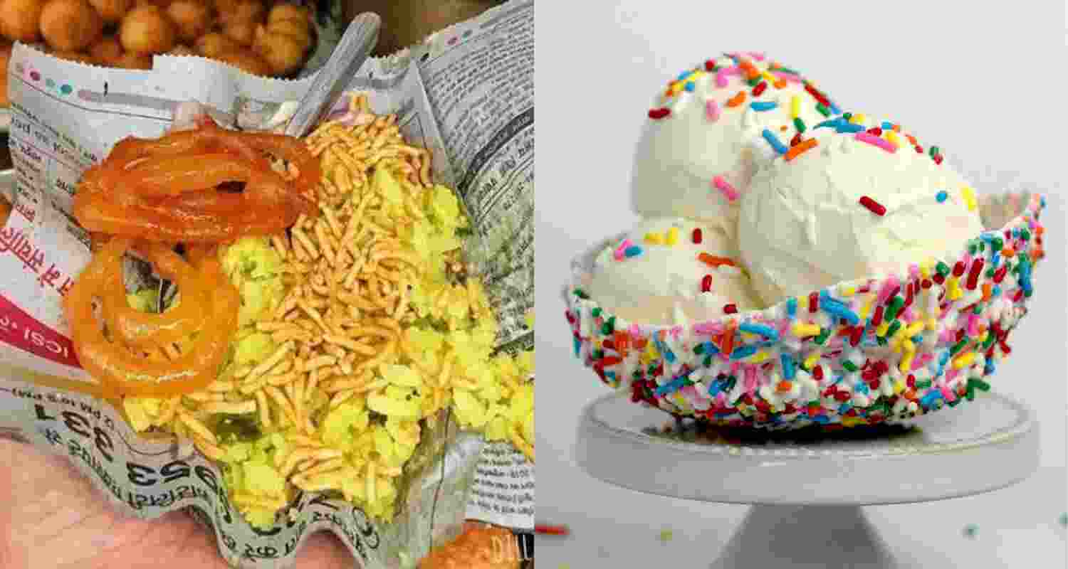Poha, jalebi & ice-cream for breakfast on polling day