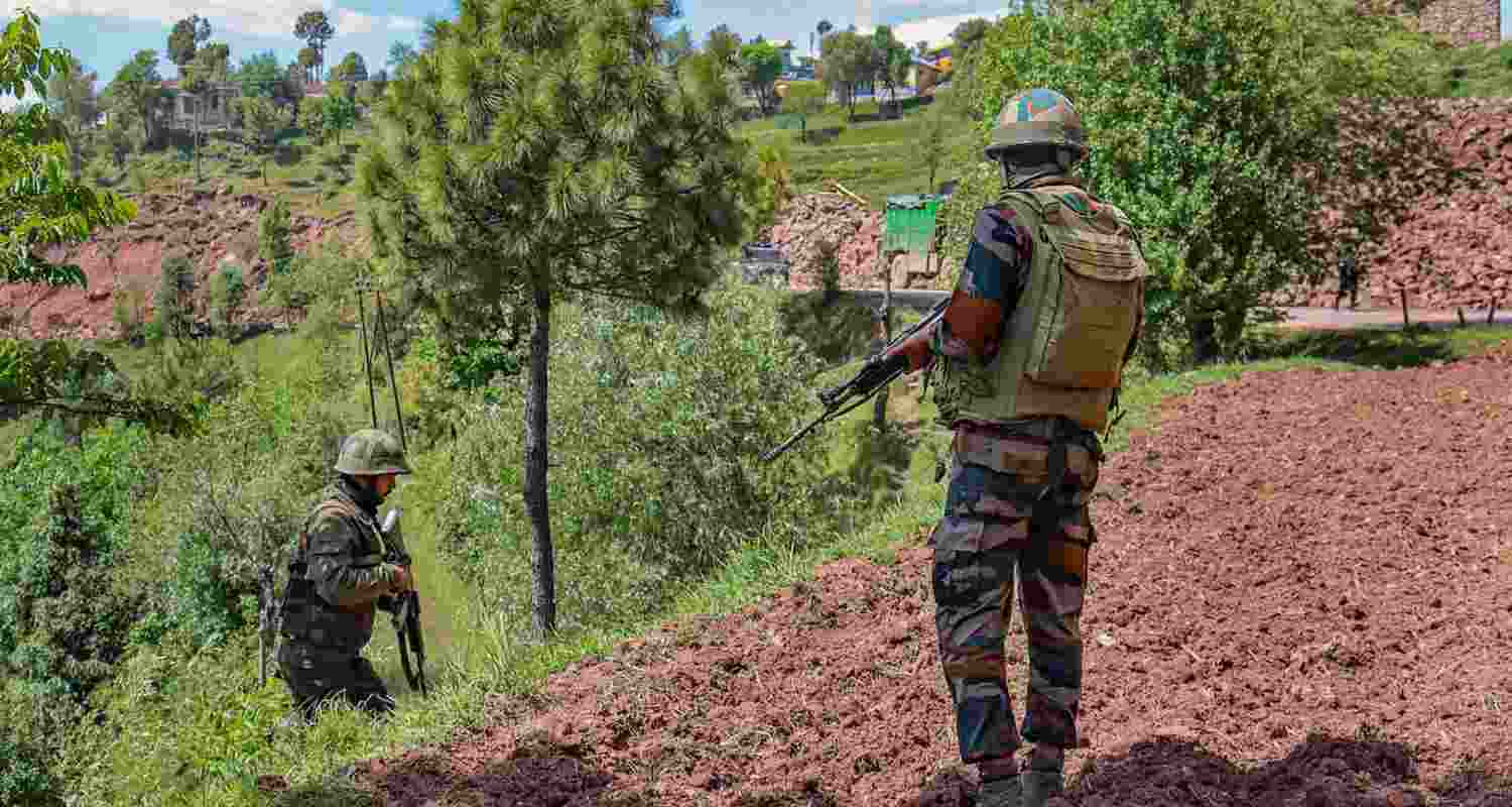 Security personnel in Poonch. File Image.