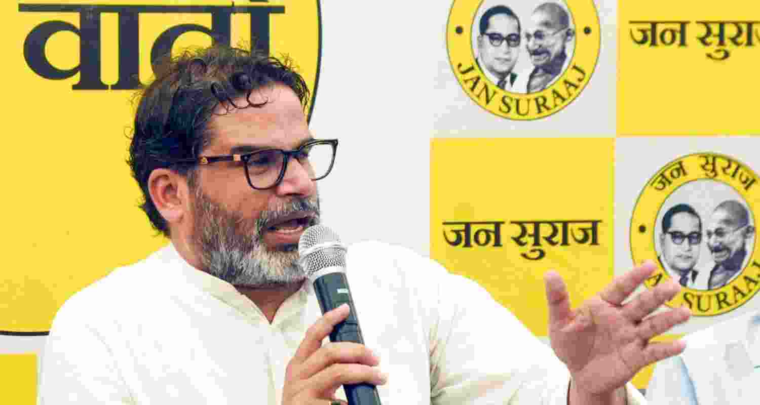 A file photo of Jan Suraaj chief Prashant Kishor.