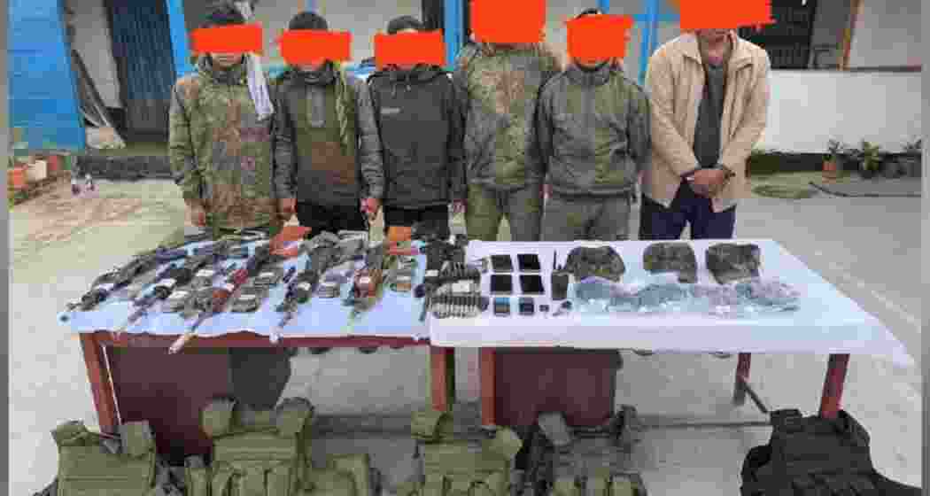 Prepak cadres arrested by security forces in the crackdown.