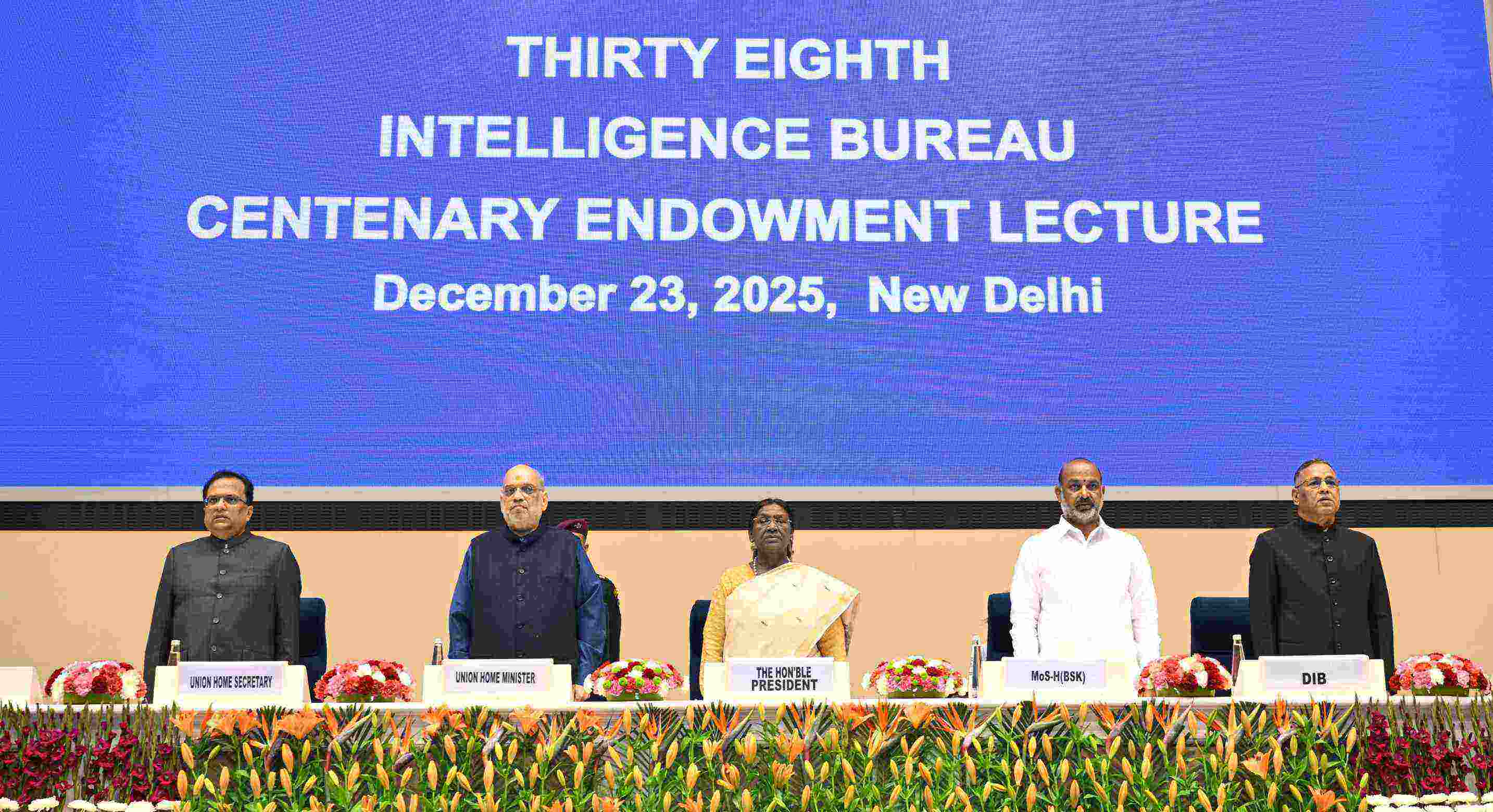 IB playing stellar role in providing security to people:President