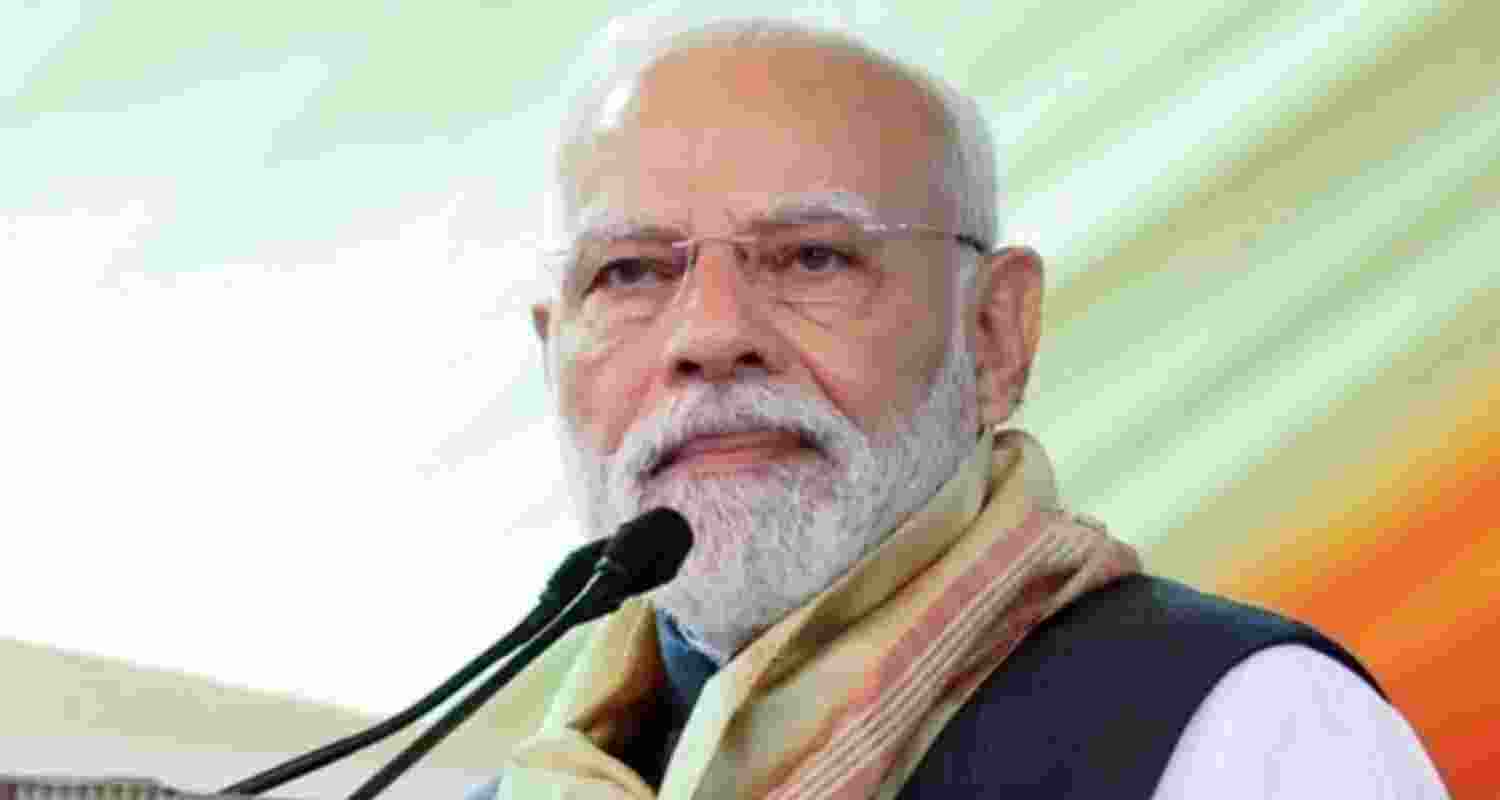 Prime Minister Narendra Modi .