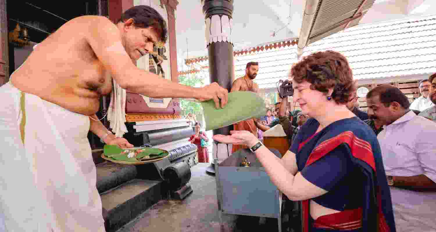 Proud of Kerala panchayats, says Priyanka Gandhi