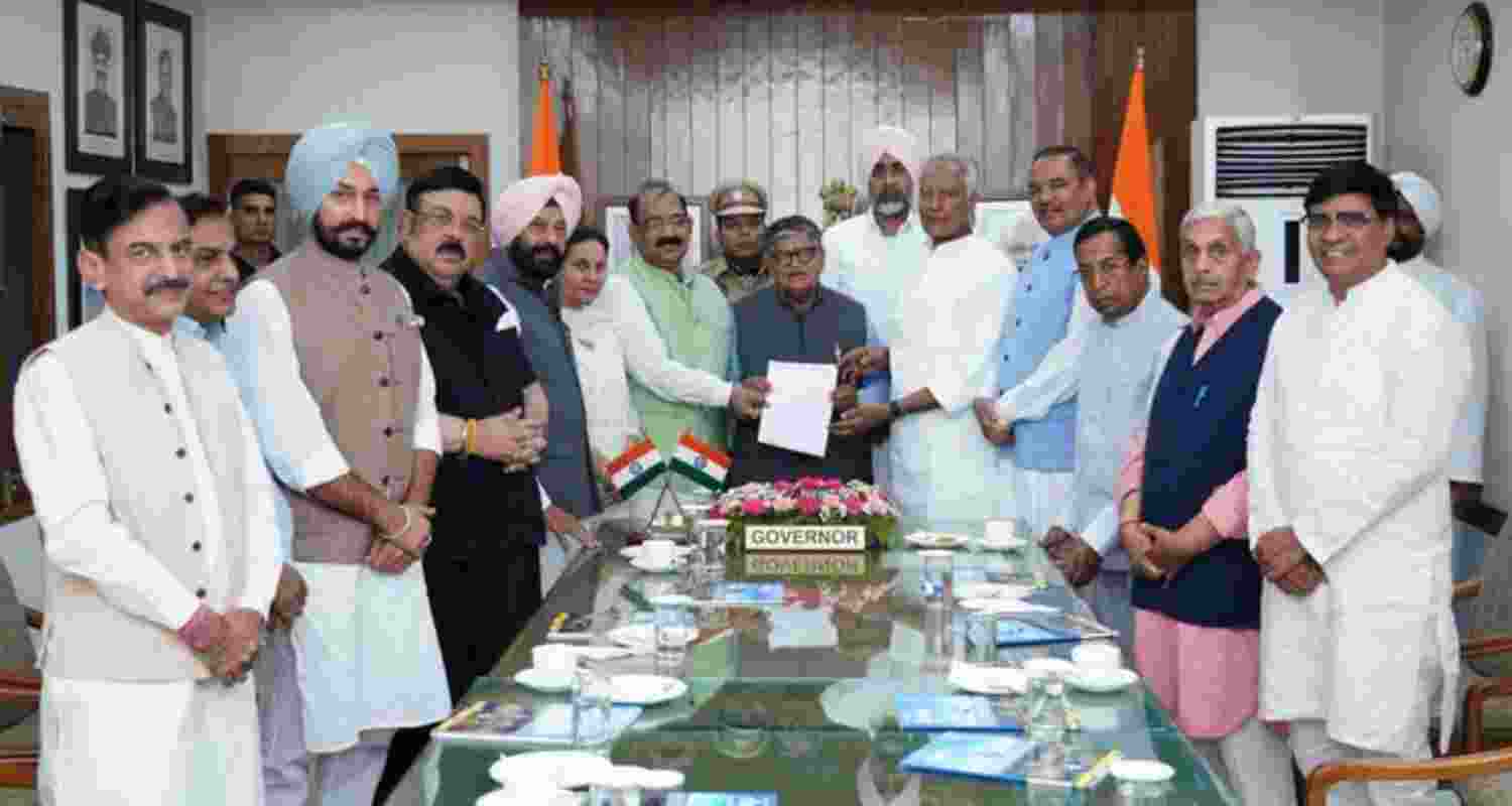 Punjab BJP writes to Guv Kataria, seeks CM Mann's removal