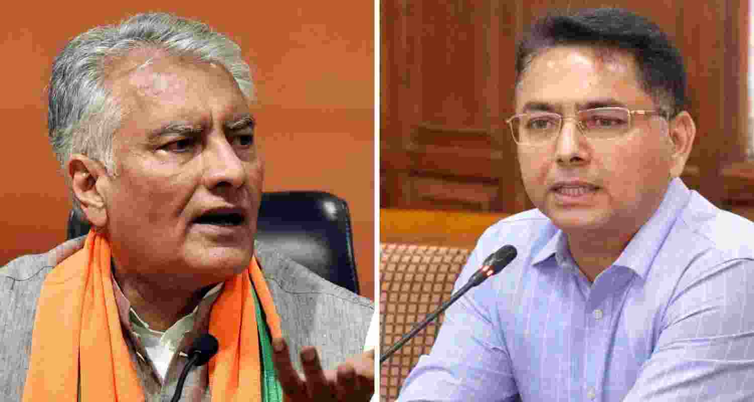 Sunil Jakhar (left) and Aman Arora (right)