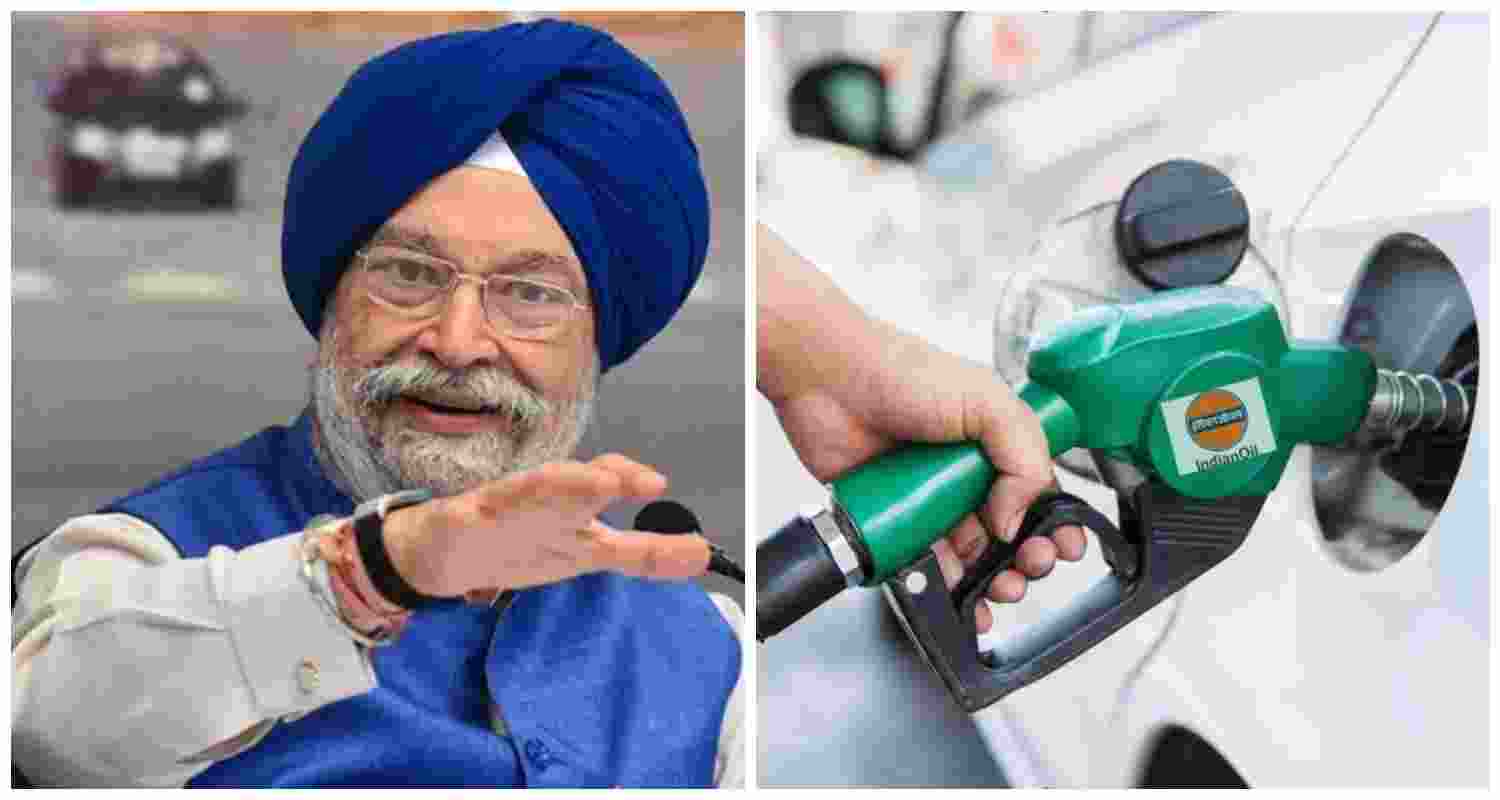  Petroleum and Natural Gas Minister Hardeep Singh Puri. File photo.
