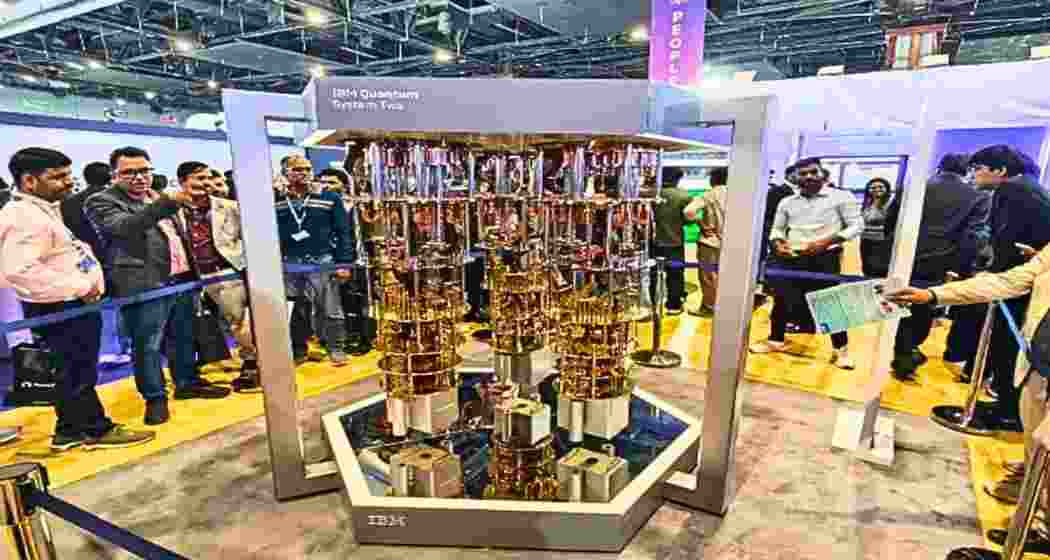 Andhra Pradesh Chief Minister N Chandrababu Naidu during an event in Amaravati. He will dedicate India’s first indigenously built, open-access quantum computers, Amaravati 1S and 1Q, on April 14.