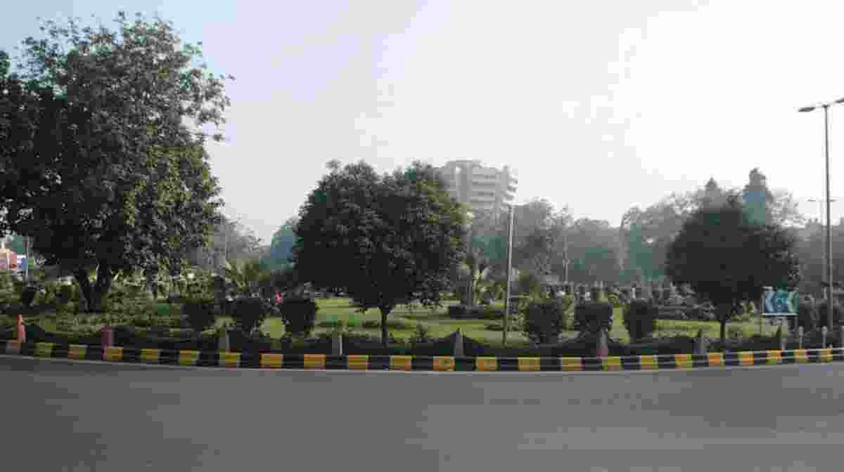 One of the key roundabouts in New Delhi (Representational image) 