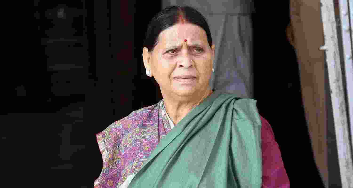 Former Bihar chief minister Rabri Devi.