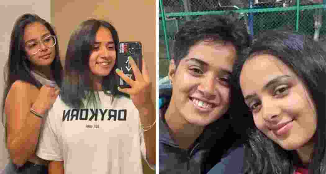 Screengrabs from a video posted by Radhika on her social media profile. 