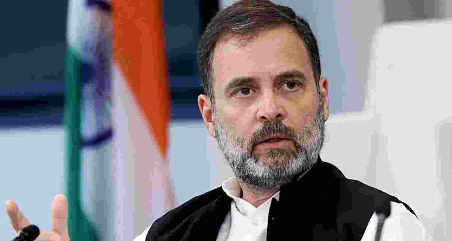 Congress leader Rahul Gandhi. 