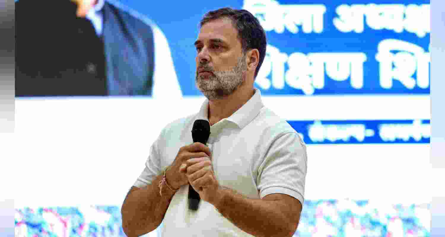 Congress leader Rahul Gandhi.