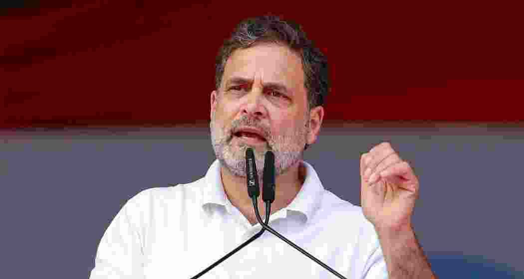 A file photo of Congress leader Rahul Gandhi. 