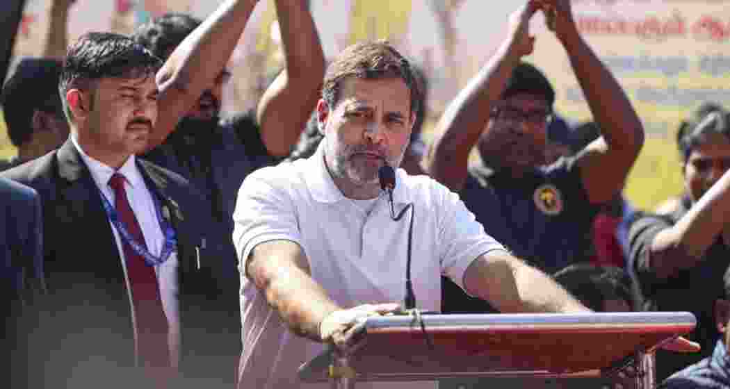 Leader of Opposition Rahul Gandhi.