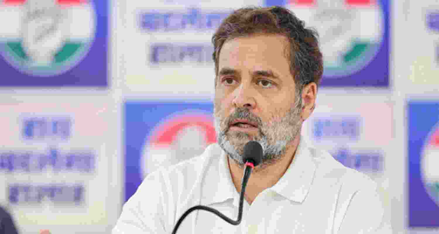 Leader of the Opposition in the Lok Sabha Rahul Gandhi.