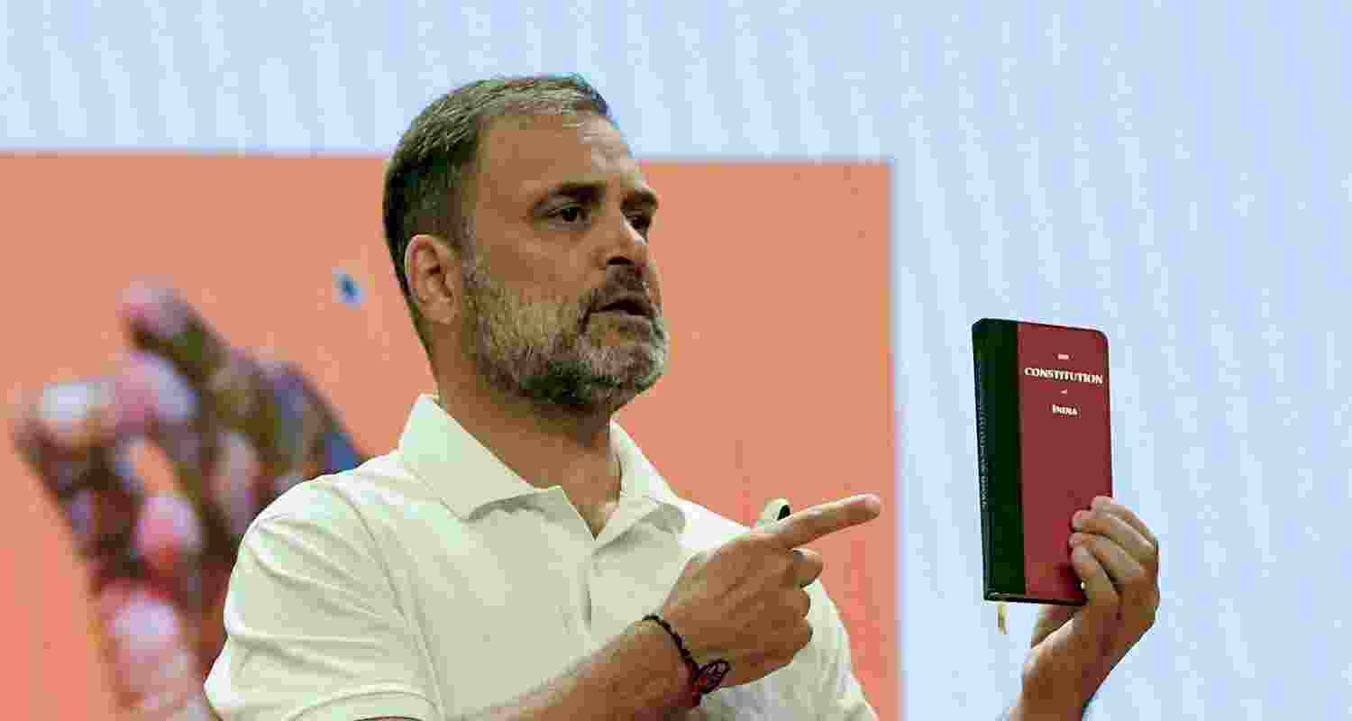 Congress leader Rahul Gandhi.