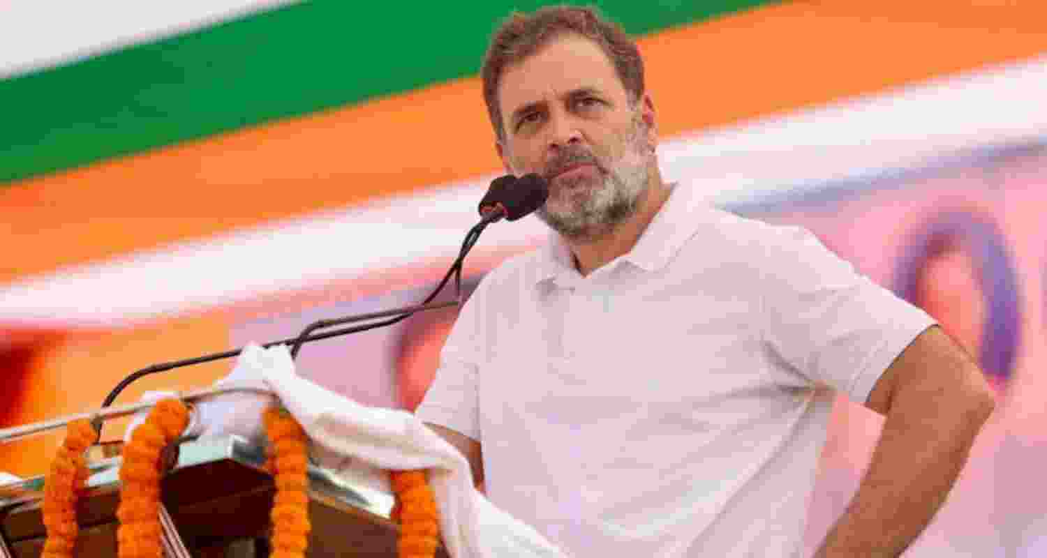 Congress leader Rahul Gandhi.