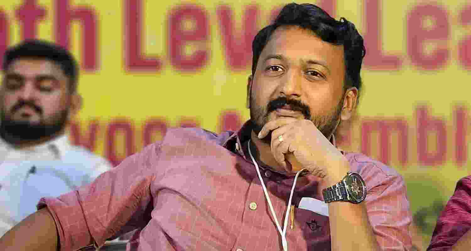 Former Palakkad MLA, Rahul Mamkootathil - file image.