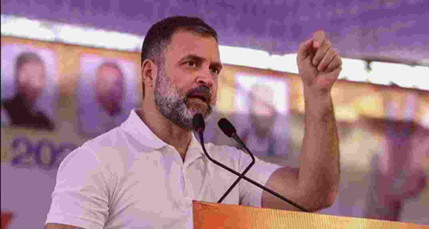 Congress leader Rahul Gandhi - file image.