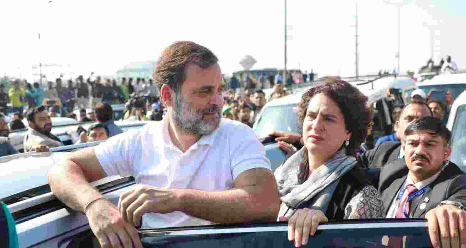 Leader of Opposition Rahul Gandhi and Congress MP Priyanka Gandhi Vadra were stopped at the Ghazipur border on Wednesday while attempting to visit violence-hit Sambhal in Uttar Pradesh.