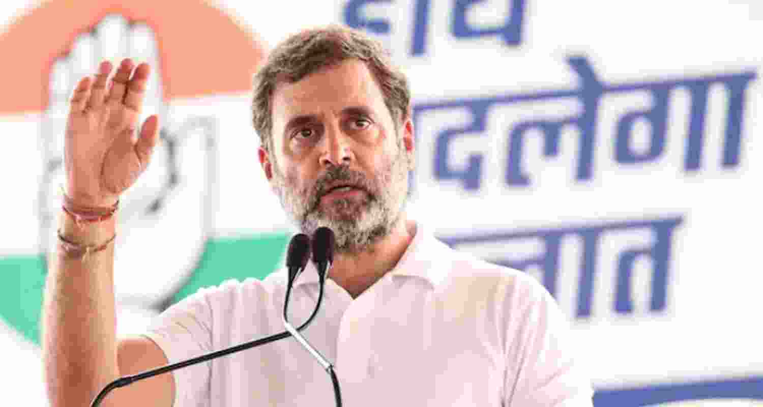 Congress MP and Leader of Opposition Rahul Gandhi. File Photo.