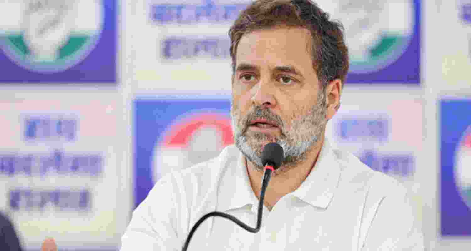 Leader of the Opposition in the Lok Sabha Rahul Gandhi.