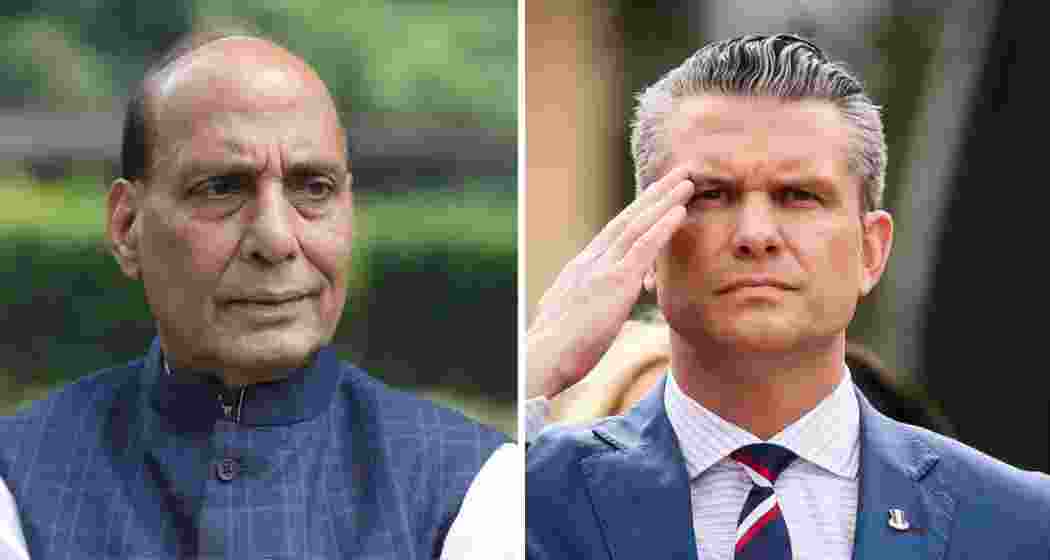 Rajnath Singh and US Secretary Pete Hegseth. (File photo)