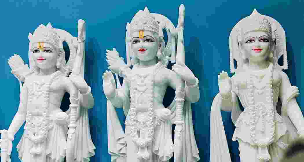 Idols of Lord Ram, Lakshman, Sita (in picture) and Hanuman are to be installed on the Ram Temple's first floor today, as the core construction nears completion in Ayodhya.