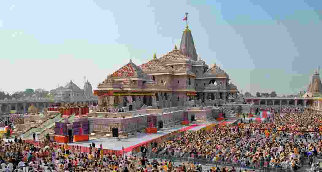 The Ram Temple in Ayodhya.