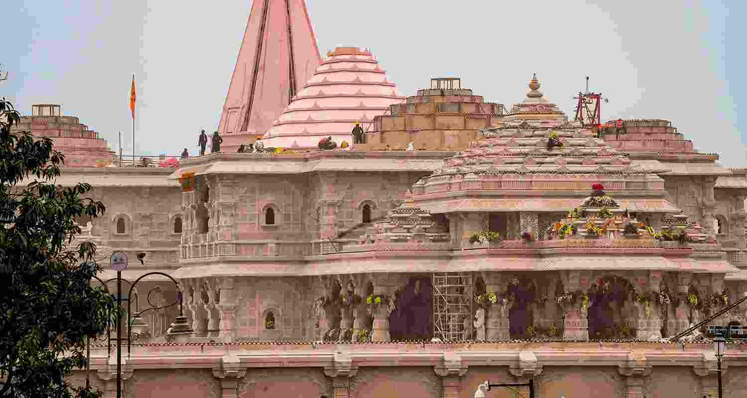 Billionaire Mukesh Ambani and his family as well as Bollywood superstar Amitabh Bachchan Ram temple consecration