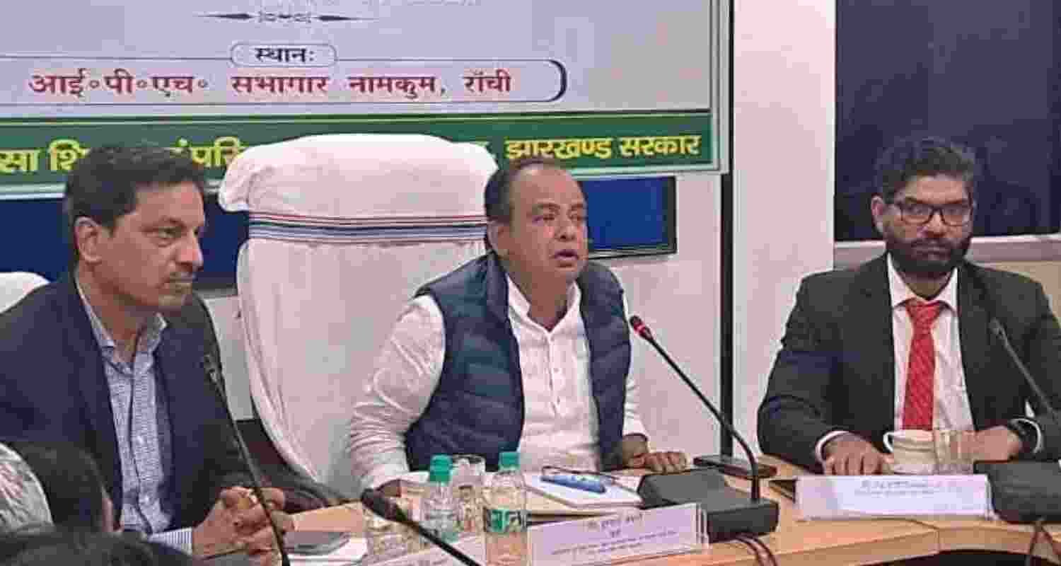 Jharkhand Health Minister Dr Irfan Ansari (C). File photo.