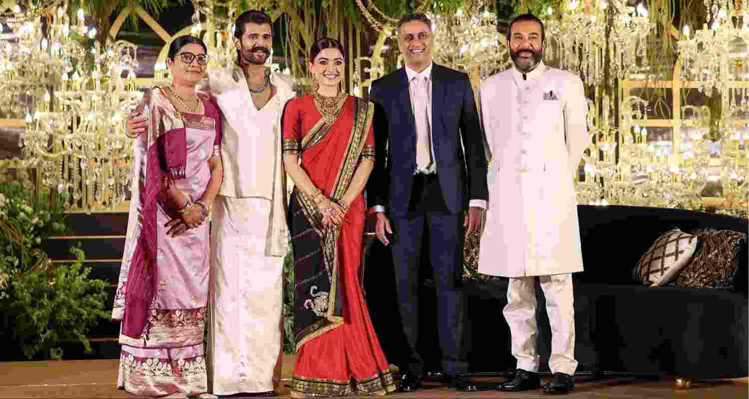 Rashmika Mandanna, Vijay Deverakonda host grand reception