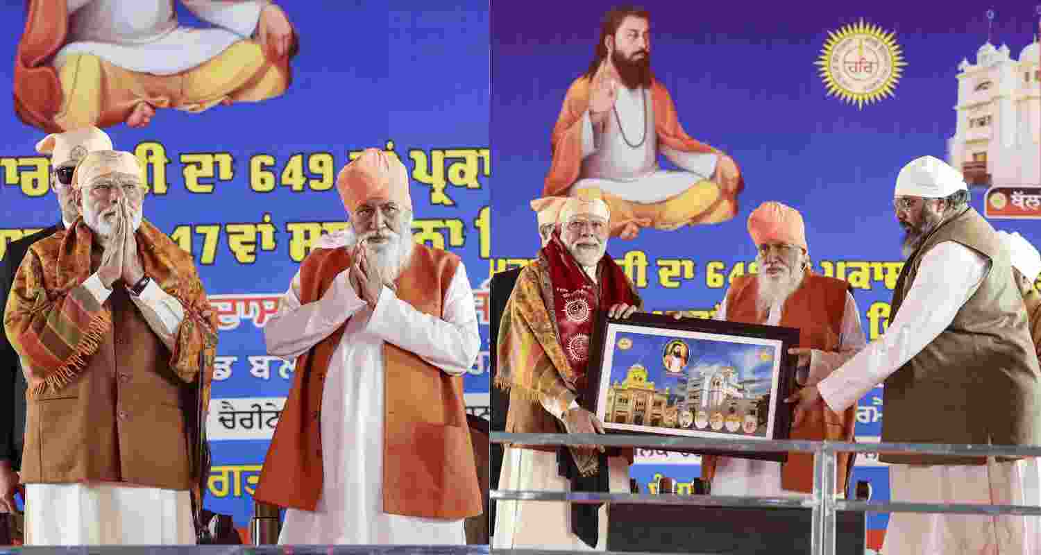PM Narendra Modi visited Dera Sachkhand Ballan in Jalandhar, paid tributes to Guru Ravidas on his 649th birth anniversary. 